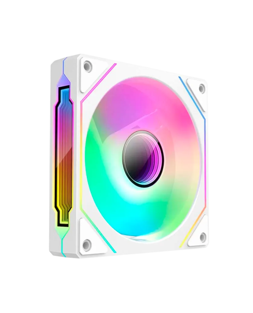 Кулер для кейса Huntkey GS120F Fantasy Reverse / White