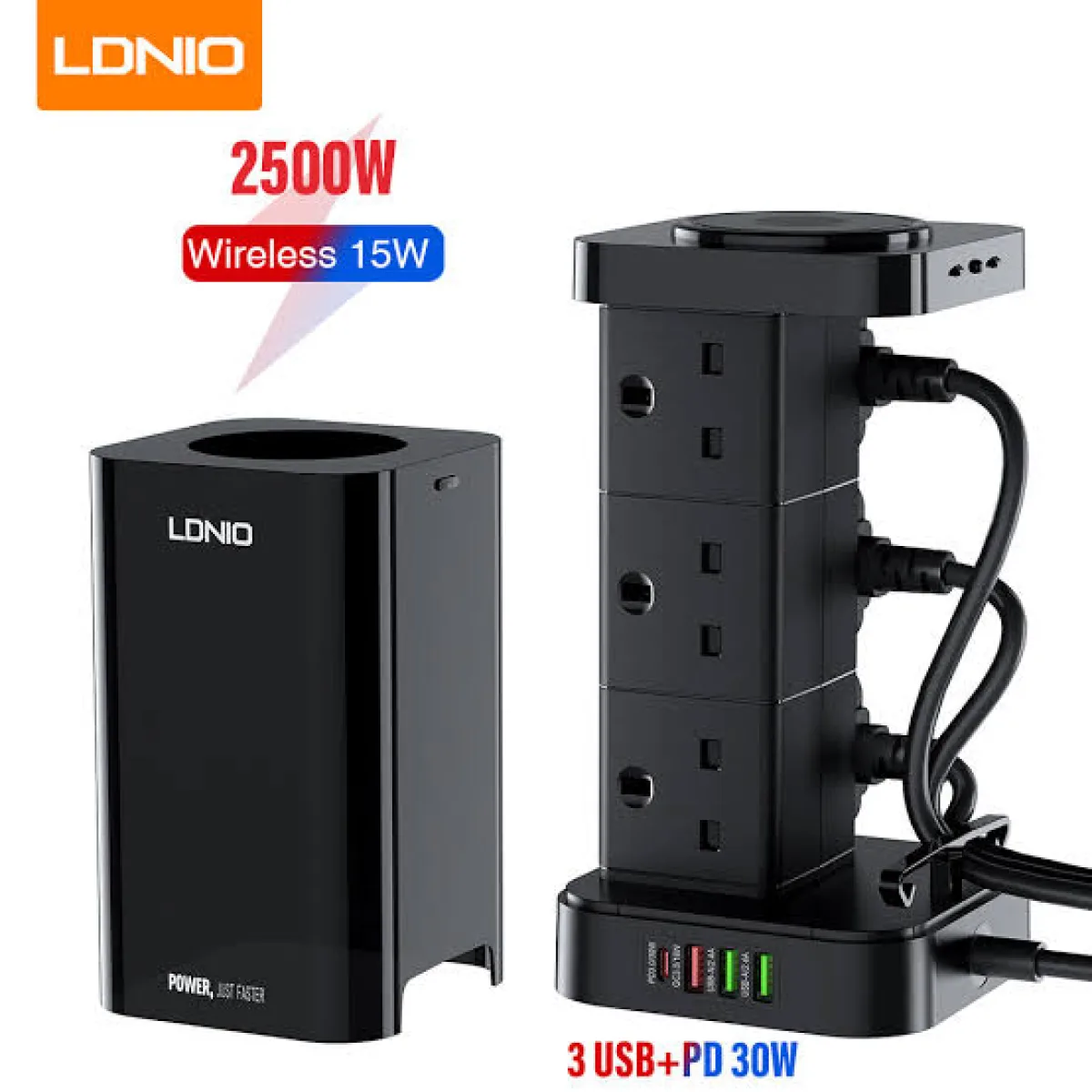 Удлинитель LDNIO SCW6457