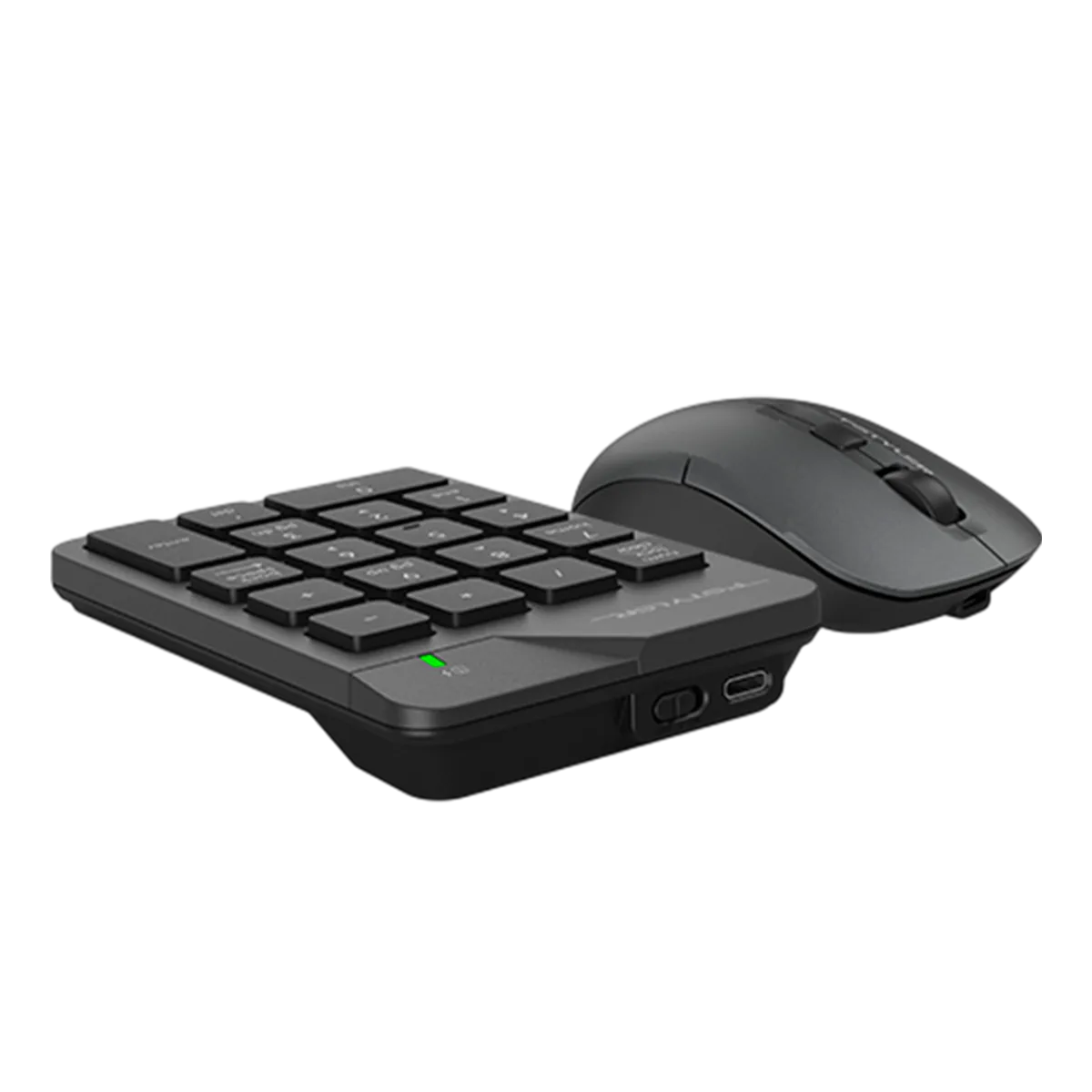 Numpad комплект беспроводной (цифровой блок+ мышь) A4Tech Fstyler FG1600C AIR / Grey