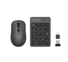 Numpad комплект беспроводной (цифровой блок+ мышь) A4Tech Fstyler FG1600C AIR / Grey