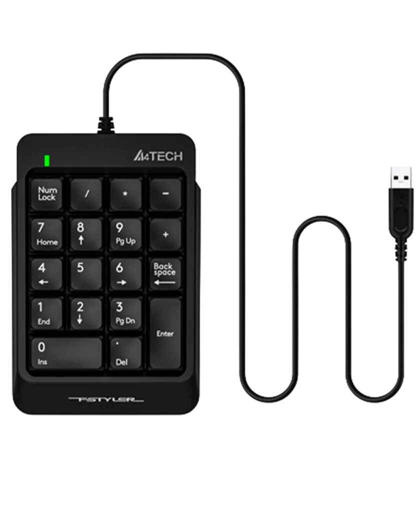 Numpad проводной (Цифровой блок) A4Tech FK13P / Black