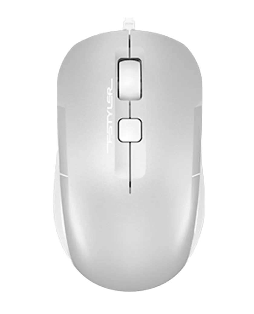 Мышь проводная A4Tech Fstyler FM26 / Icy White