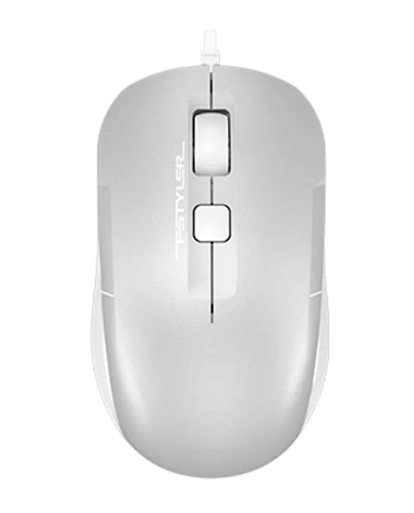 Мышь проводная A4Tech Fstyler FM26S / Icy White