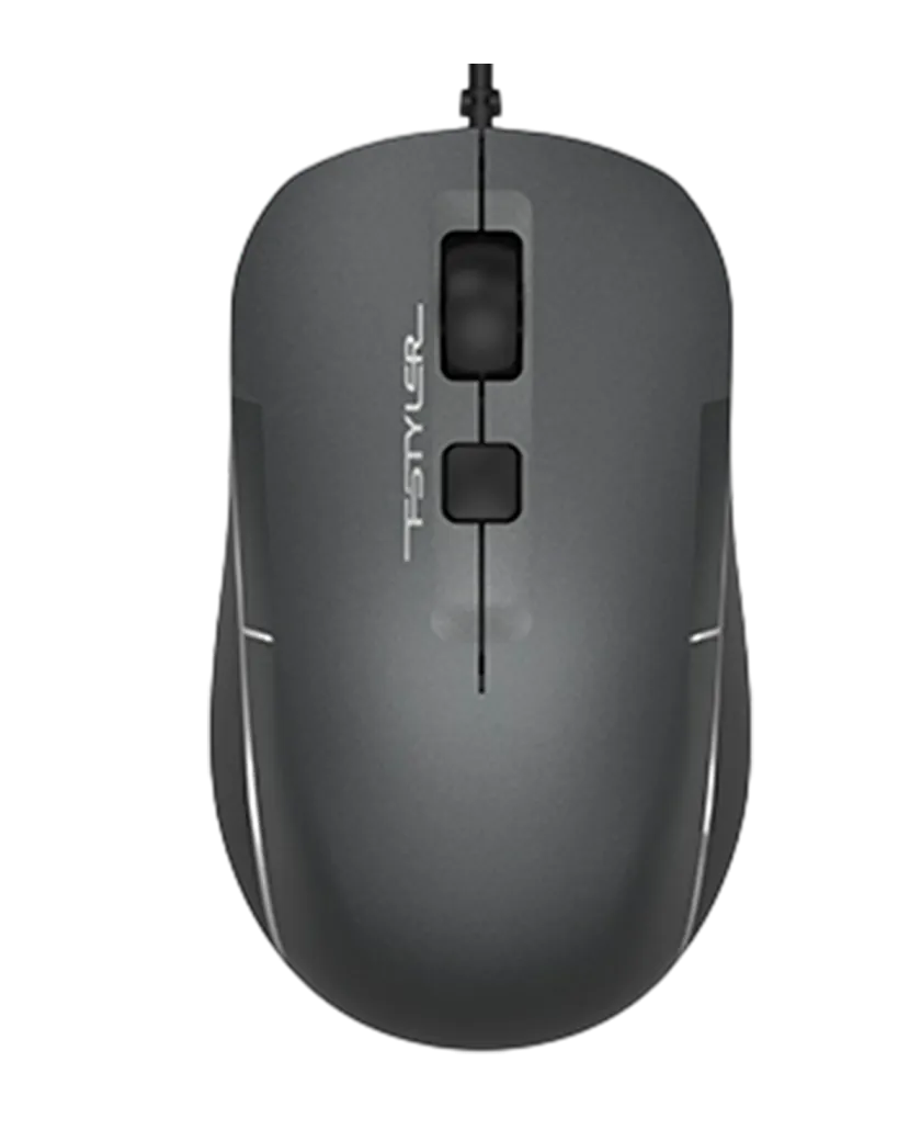 Мышь проводная A4Tech Fstyler FM26S / Smoky Grey