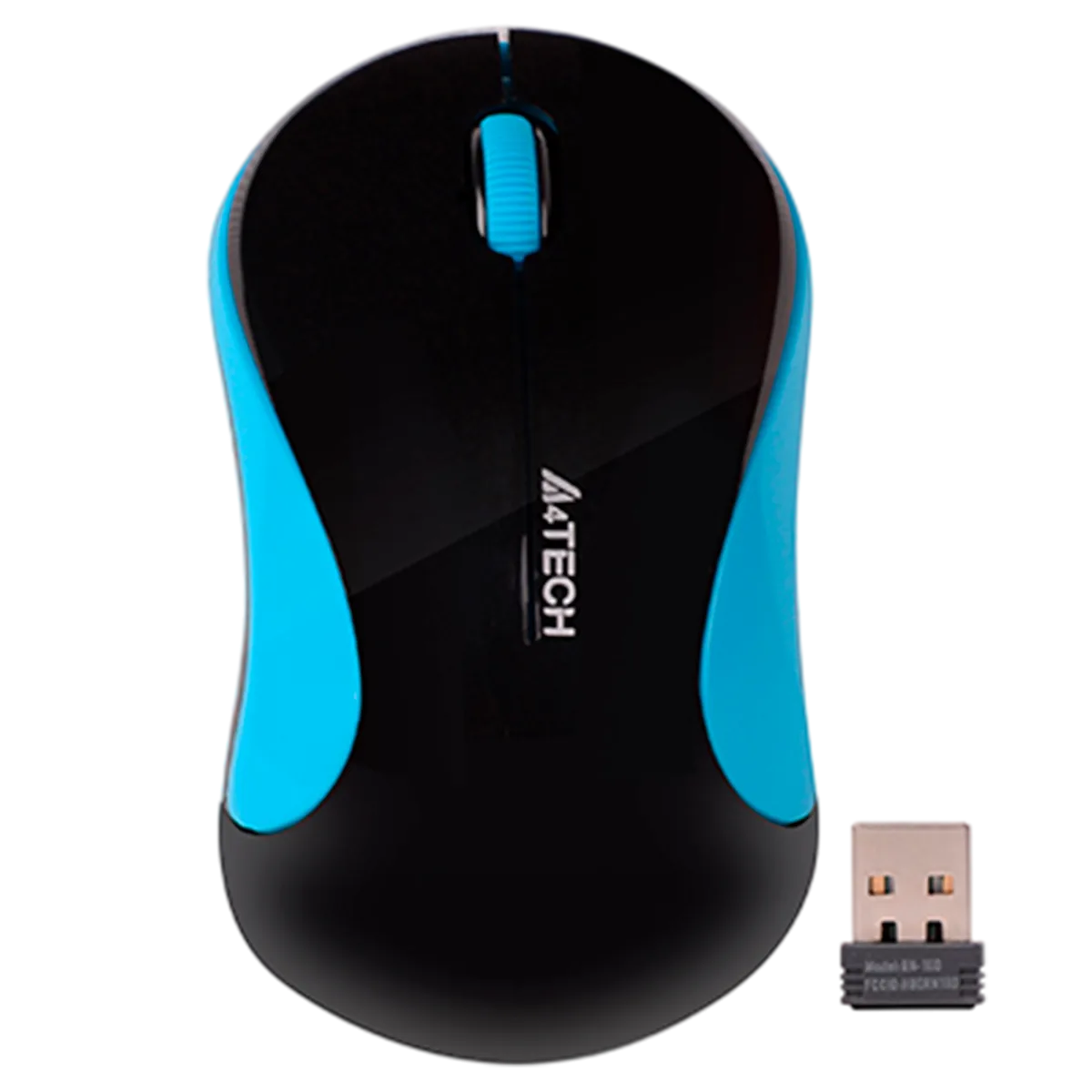 Мышь беспроводная A4Tech G3-270N / Black+Blue