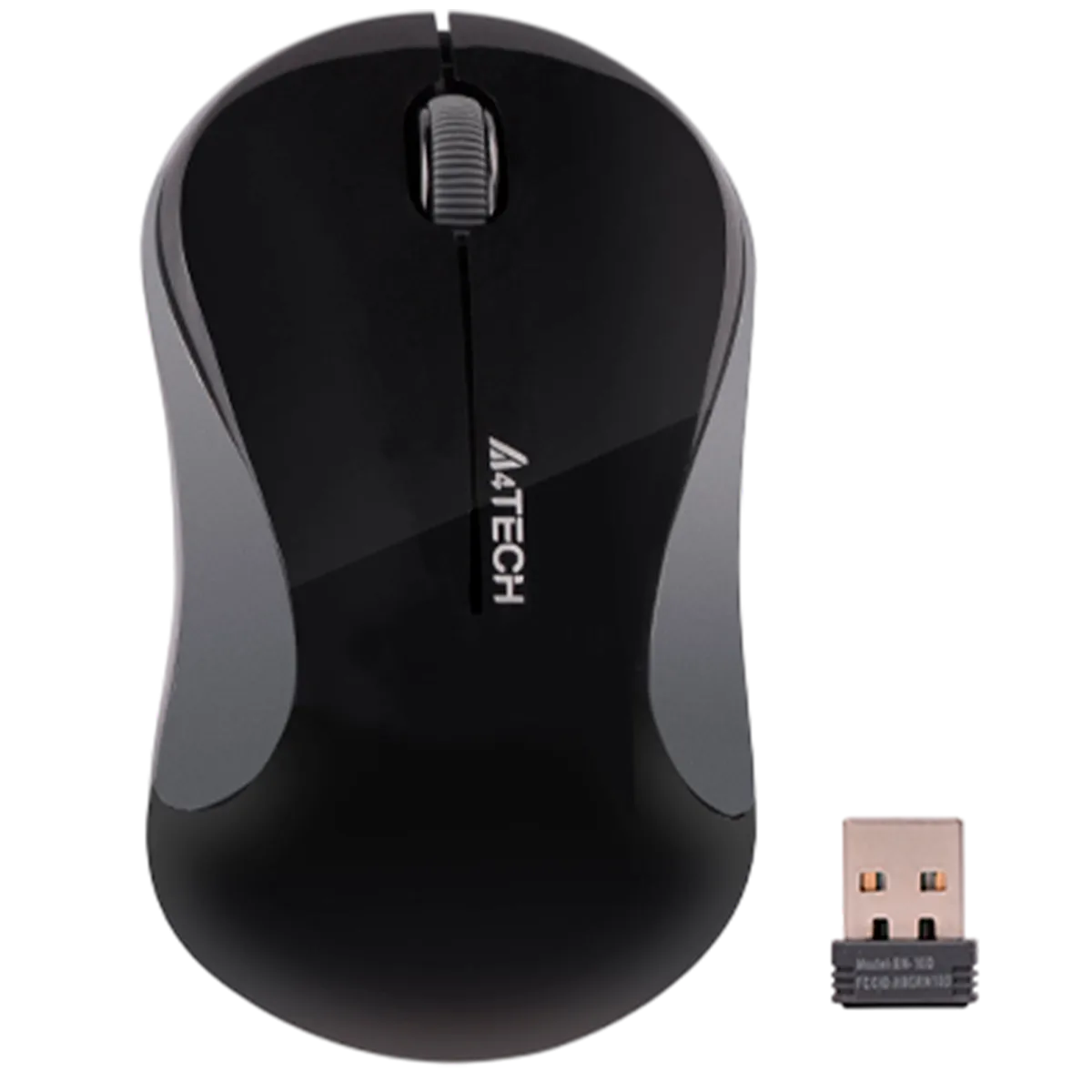 Мышь беспроводная A4Tech G3-270N / Black+Grey
