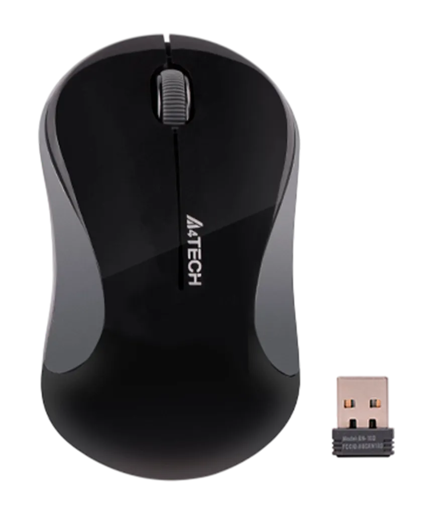 Мышь беспроводная A4Tech G3-270N / Black+Grey
