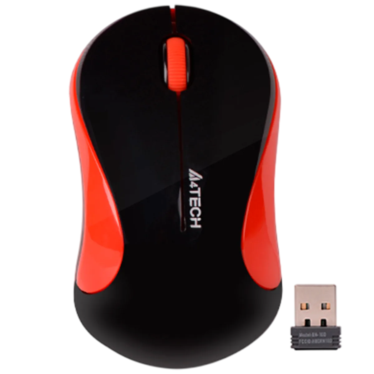 Мышь беспроводная A4Tech G3-270N / Black+Red