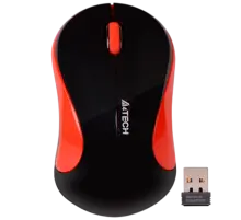Мышь беспроводная A4Tech G3-270N / Black+Red