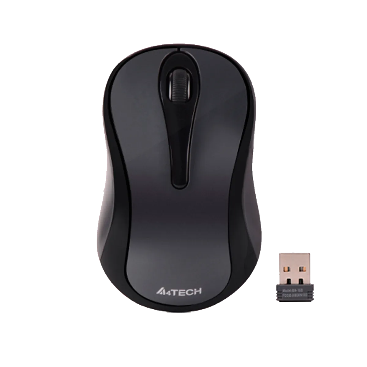 Мышь беспроводная A4Tech G3-280N / Glossy Grey