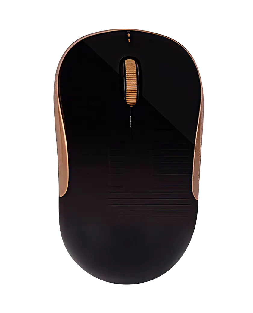 Мышь беспроводная A4Tech G3-300N / Black+Golden