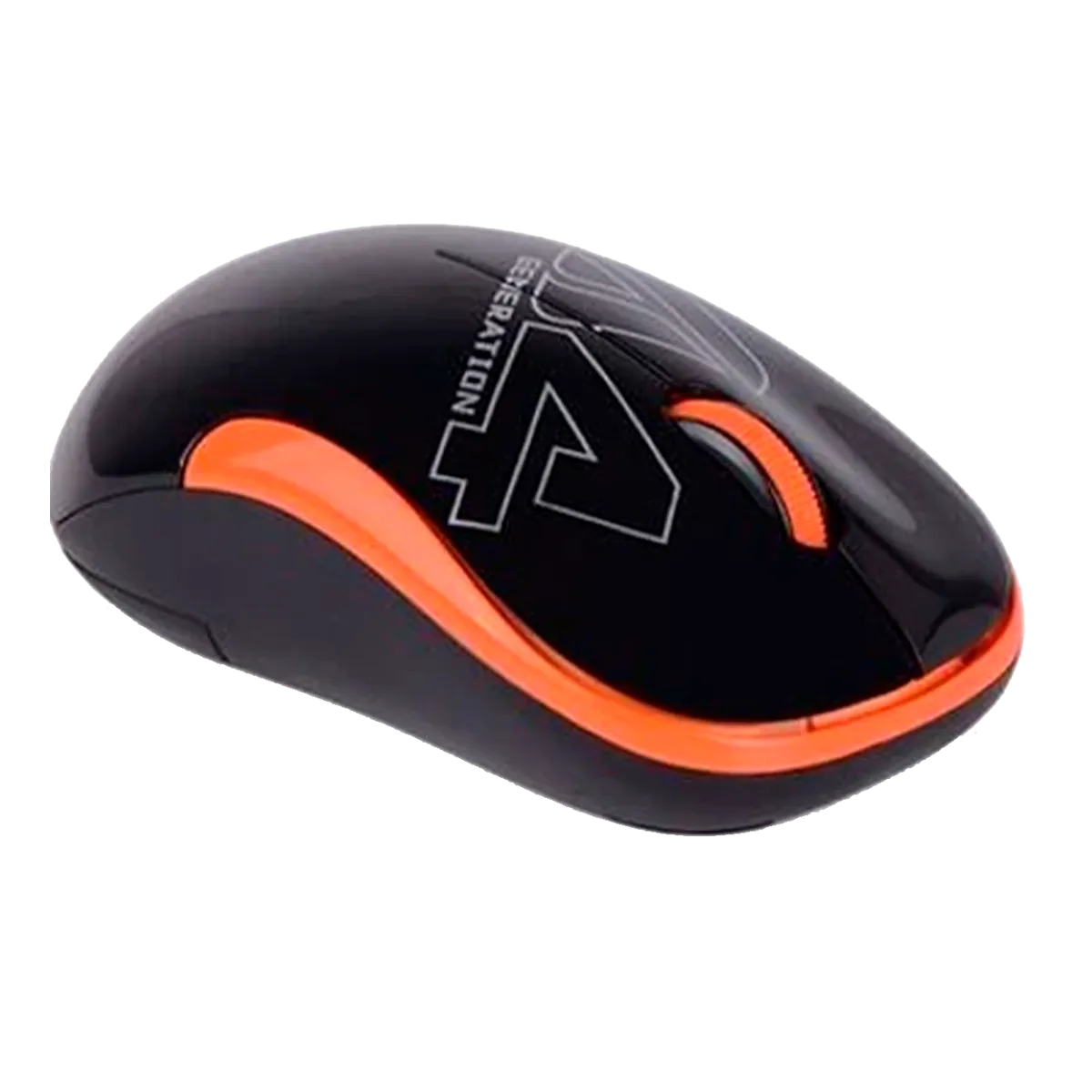Мышь беспроводная A4Tech G3-300N / Black+Orange