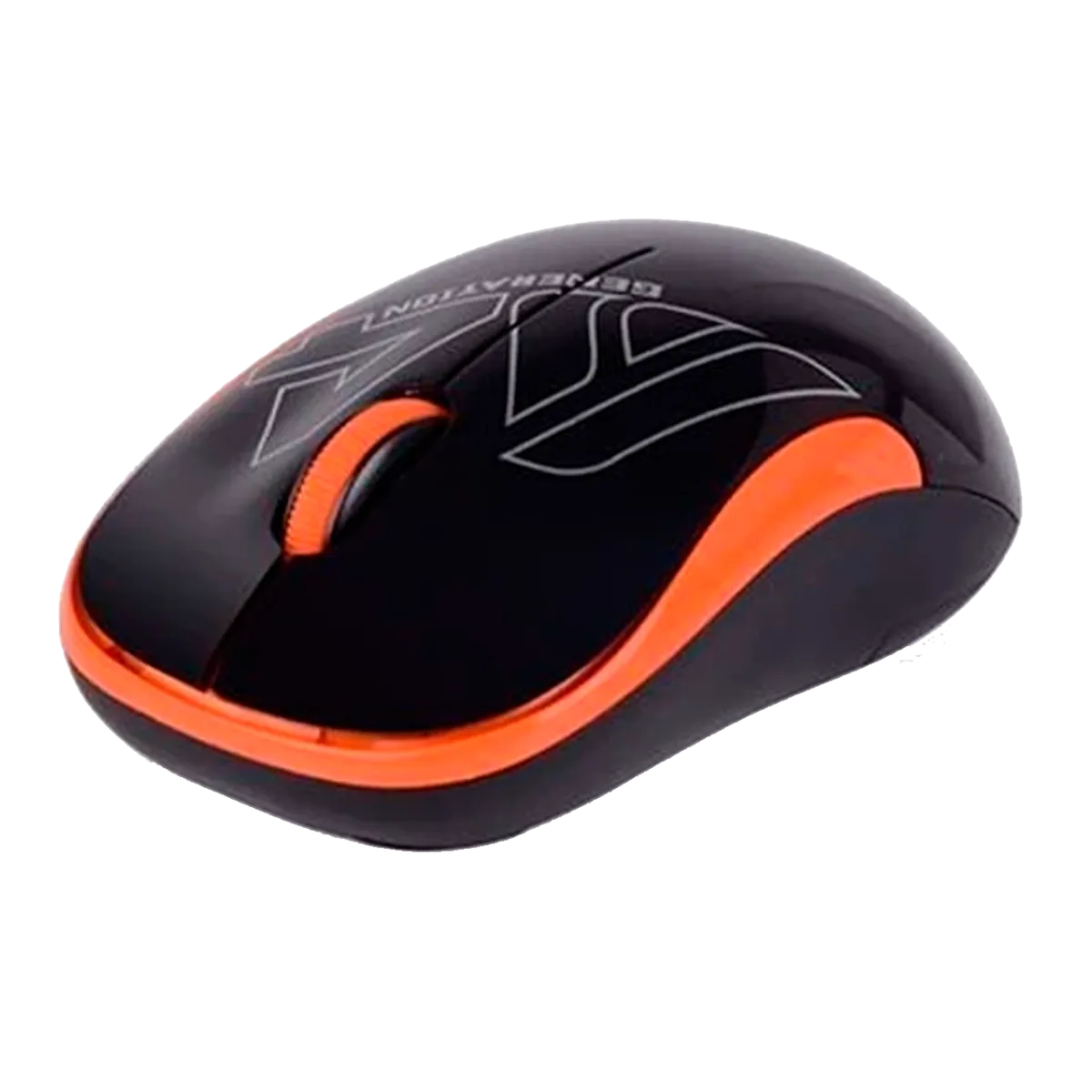 Мышь беспроводная A4Tech G3-300N / Black+Orange