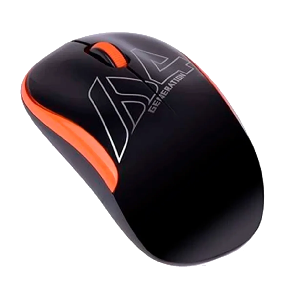 Мышь беспроводная A4Tech G3-300N / Black+Orange