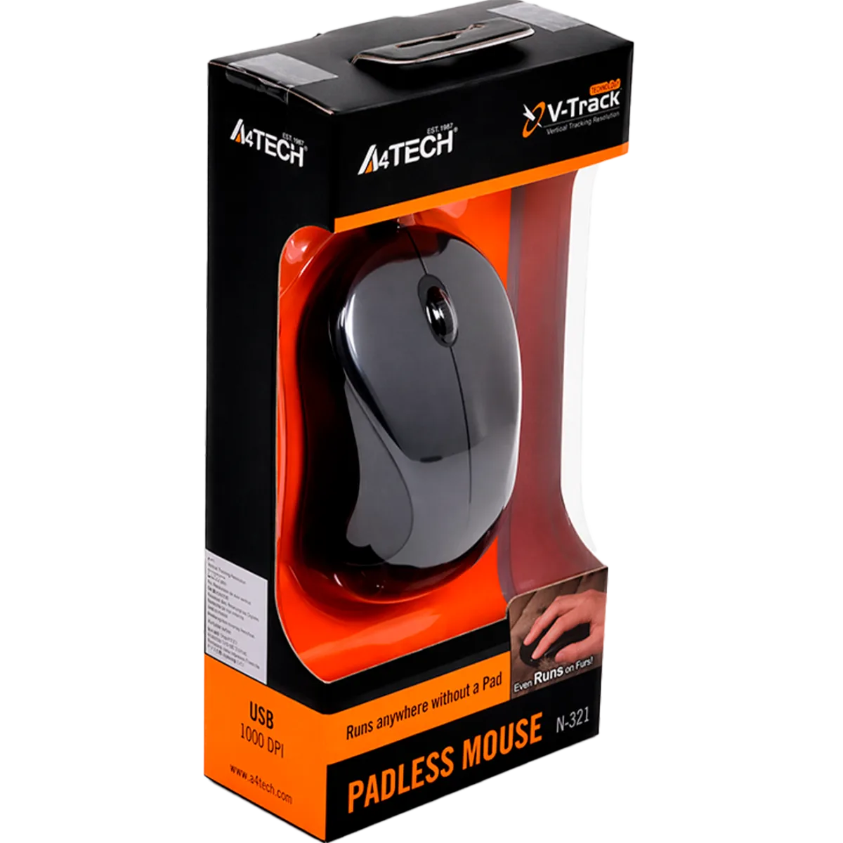 Мышь проводная A4Tech N-320 / Black