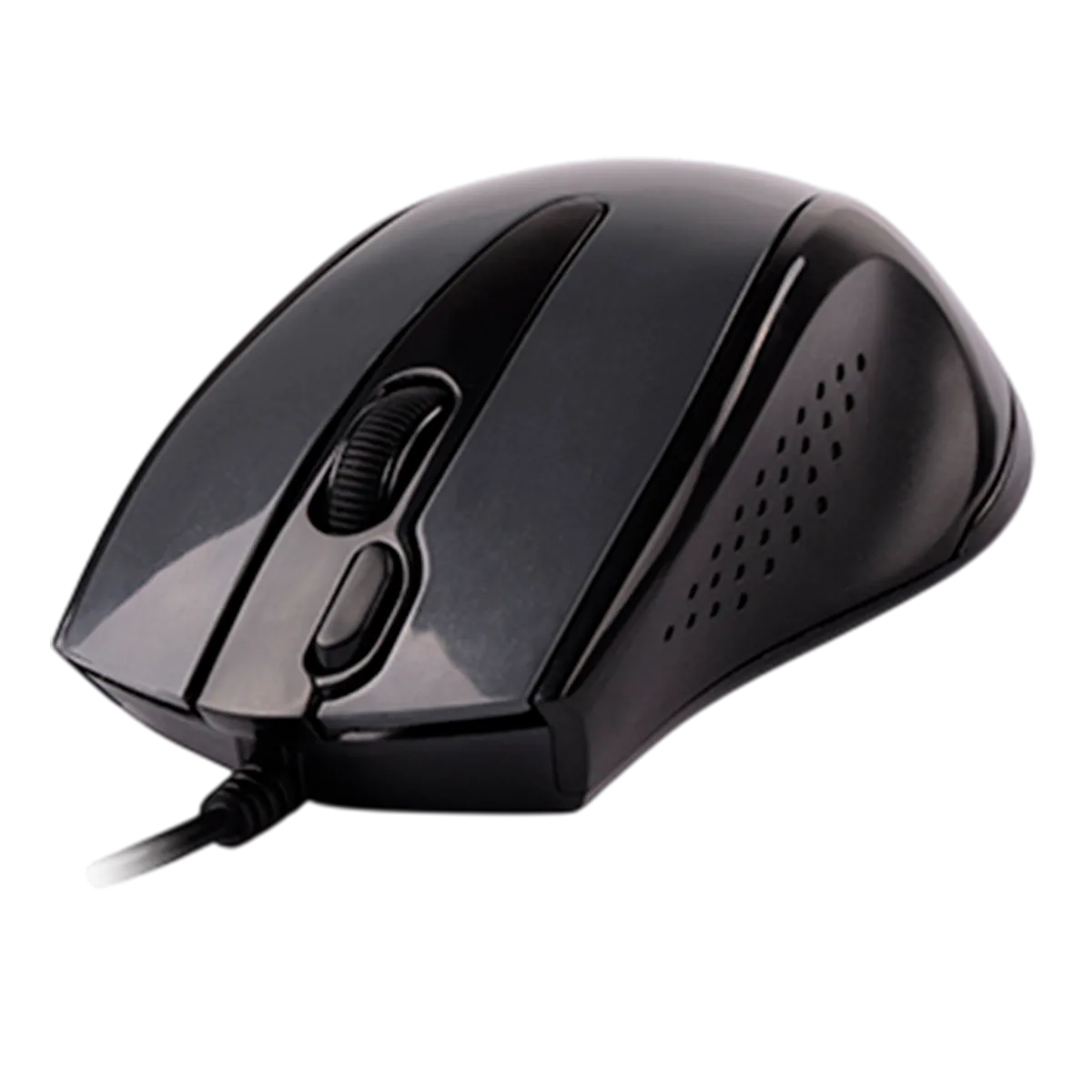 Мышь проводная A4Tech N-500F / Glossy Grey