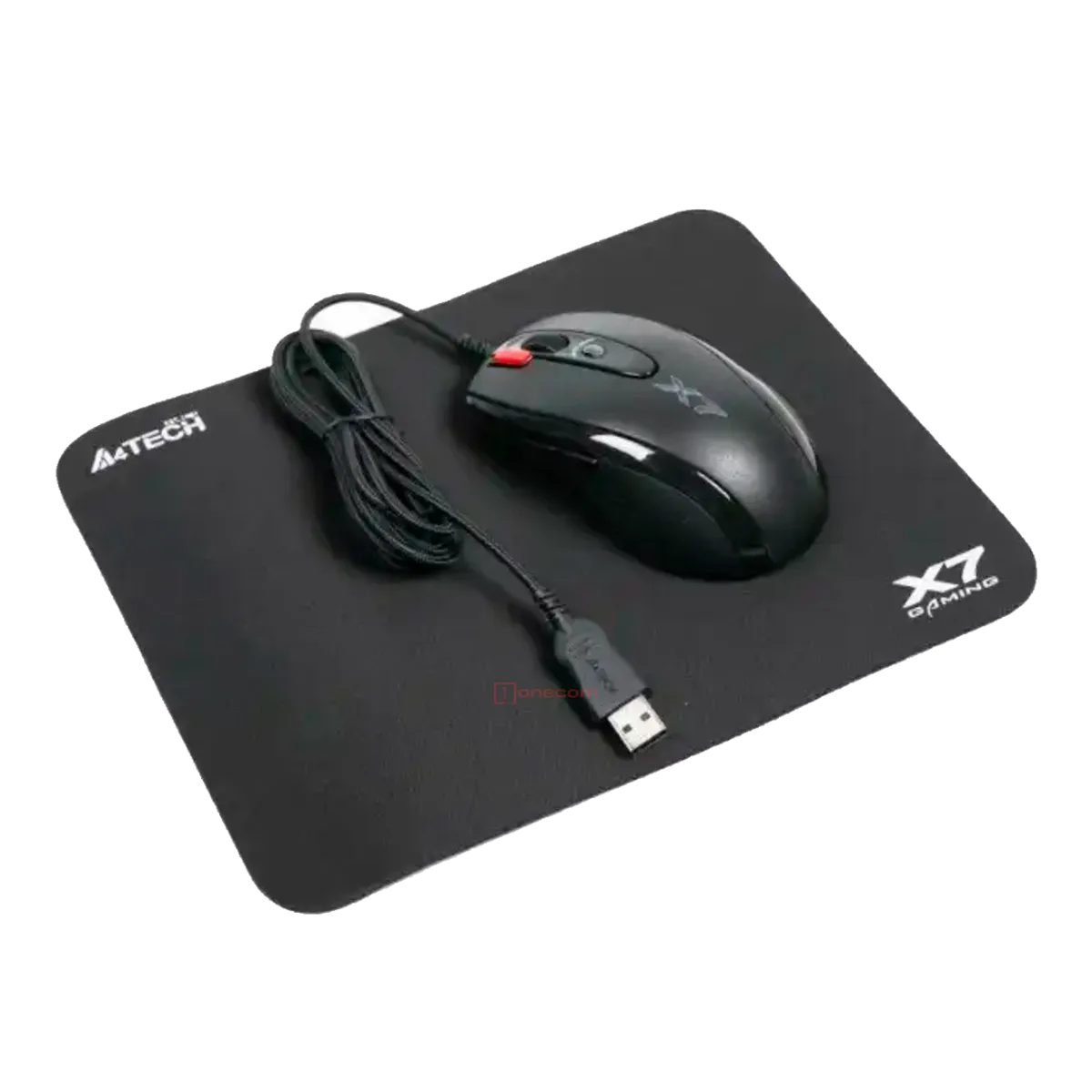 Комплект игровой (мышь проводная с ковриком) A4Tech X-7120 Gaming / Black