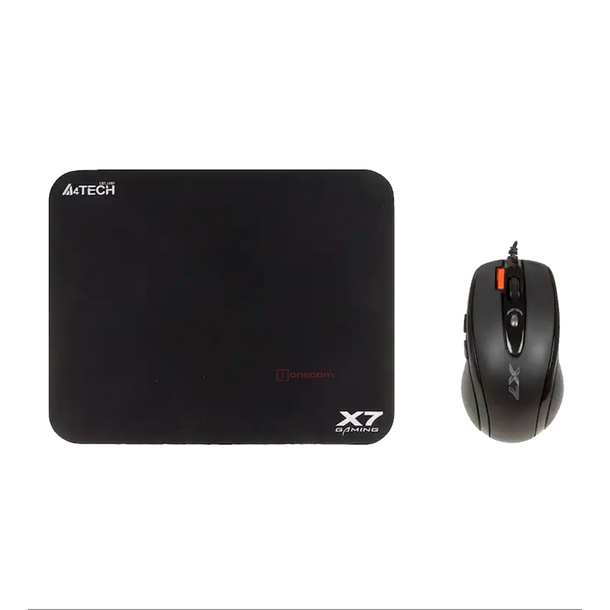 Комплект игровой (мышь проводная с ковриком) A4Tech X-7120 Gaming / Black