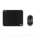 Комплект игровой (мышь проводная с ковриком) A4Tech X-7120 Gaming / Black