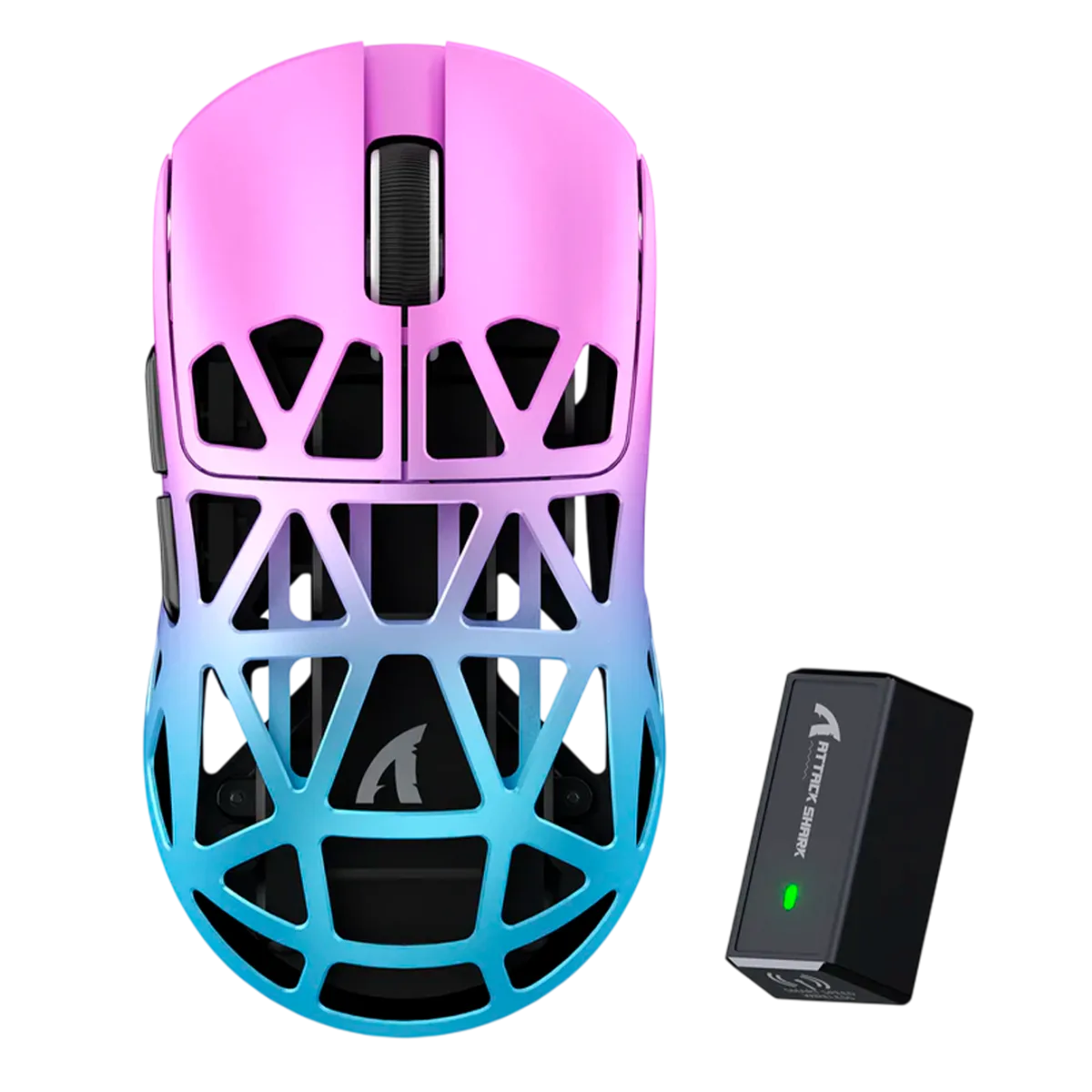 Мышь игровая беспроводная Attack Shark R2 Magnesium Alloy PAW3950 / Purple