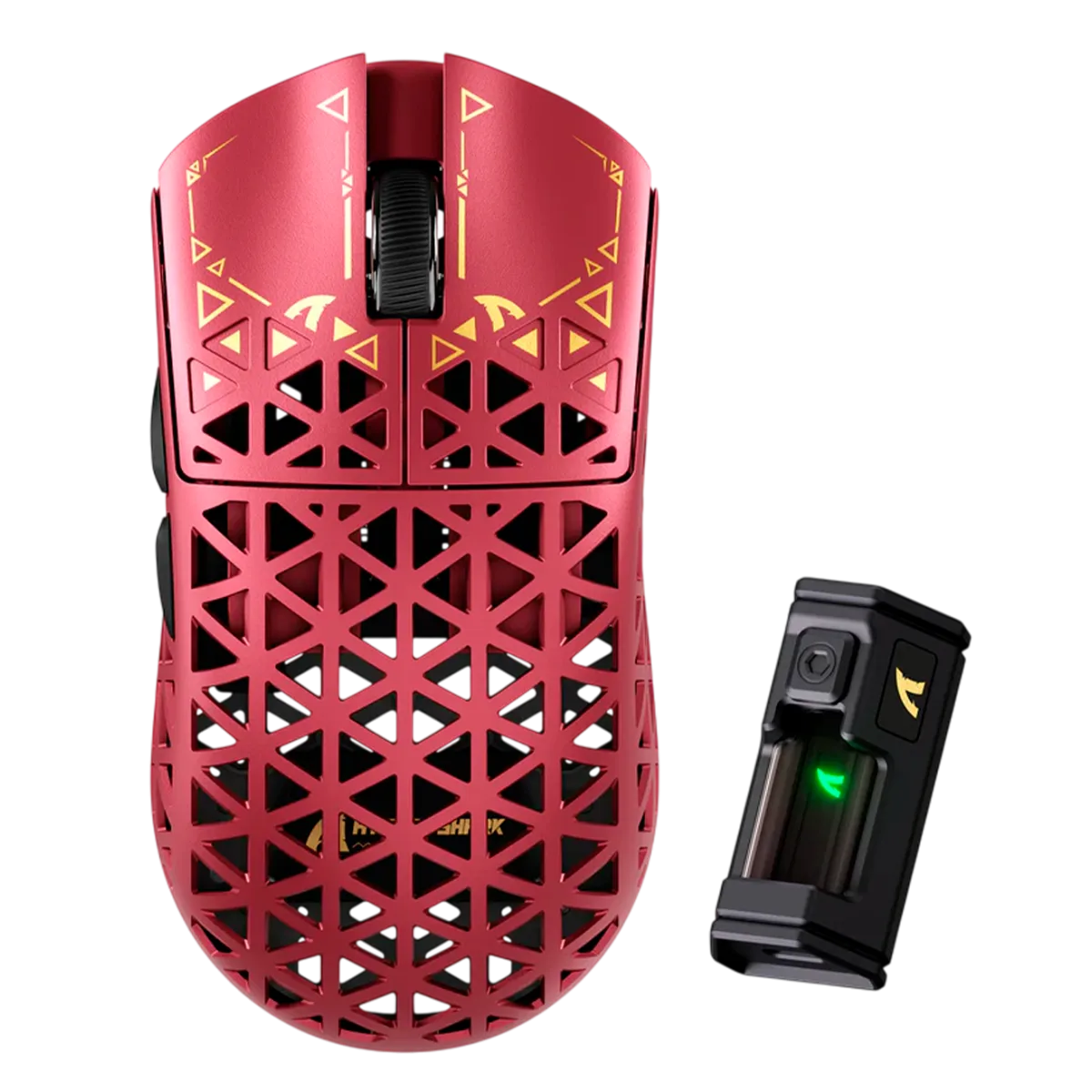 Мышь игровая беспроводная Attack Shark R5 Ultra Carbon Fiber Wireless PAW3950MAX / Red