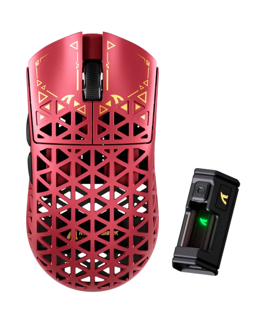 Мышь игровая беспроводная Attack Shark R5 Ultra Carbon Fiber Wireless PAW3950MAX / Red