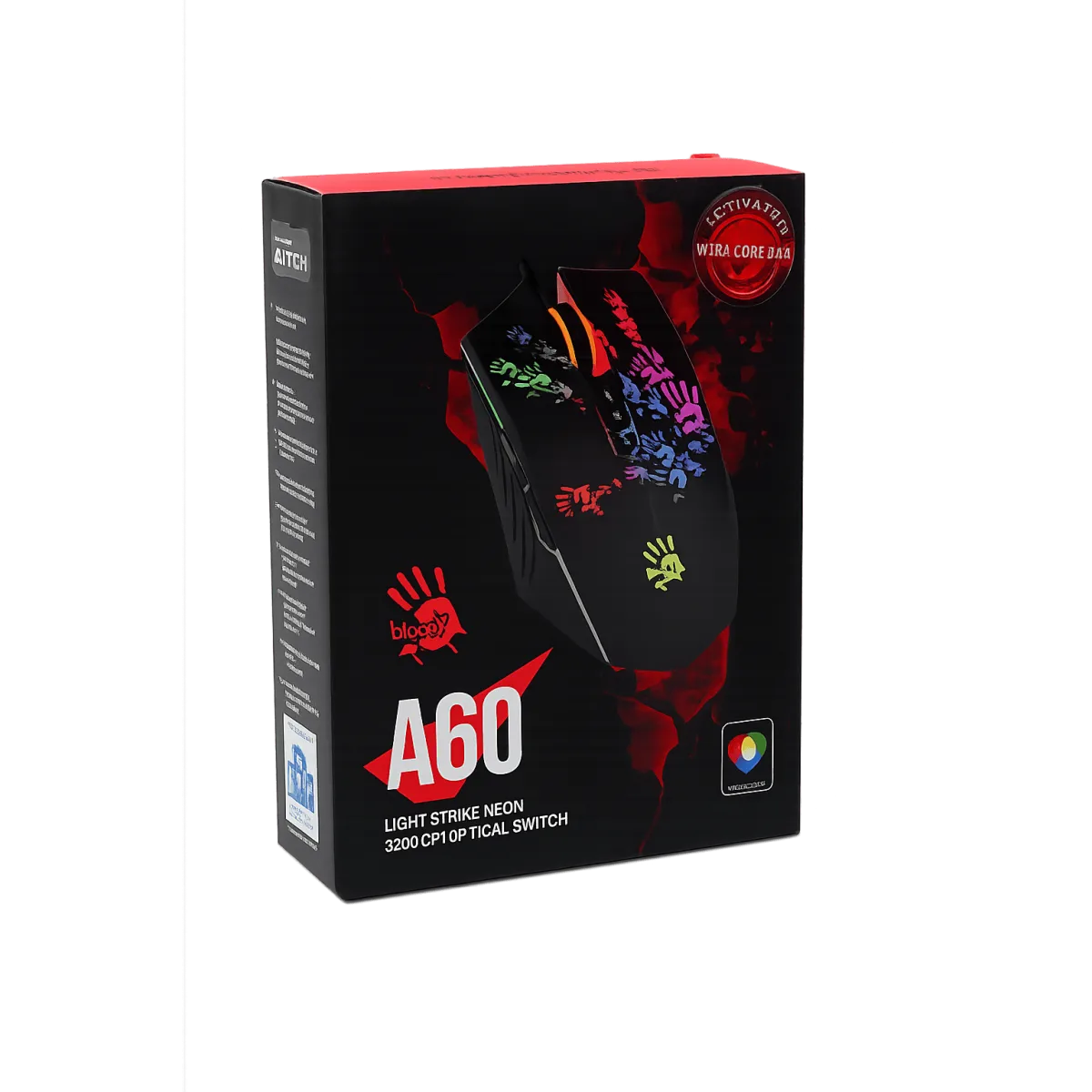 Мышь игровая проводная Bloody A60 Gaming / Black