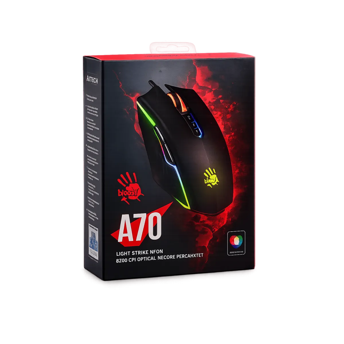 Мышь игровая проводная Bloody A70 Gaming / Black