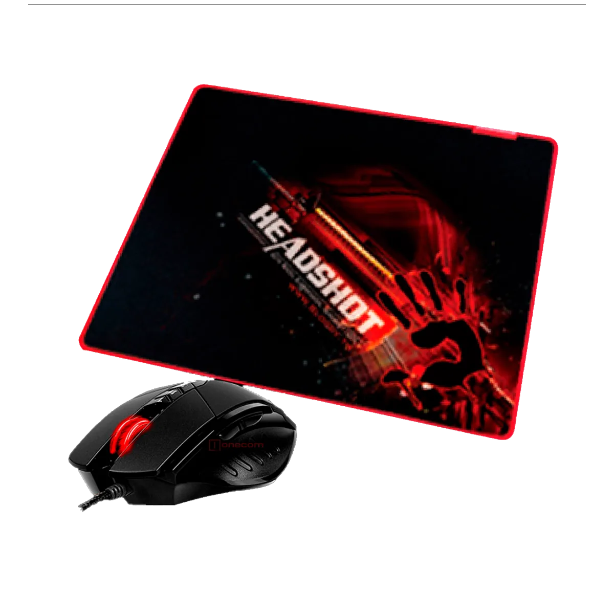 Комплект игровой (мышь проводная с ковриком) Bloody V7M71 Gaming / Black