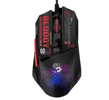 Мышь игровая проводная Bloody W60MAX Mini Honeycomb Gaming RGB / Black