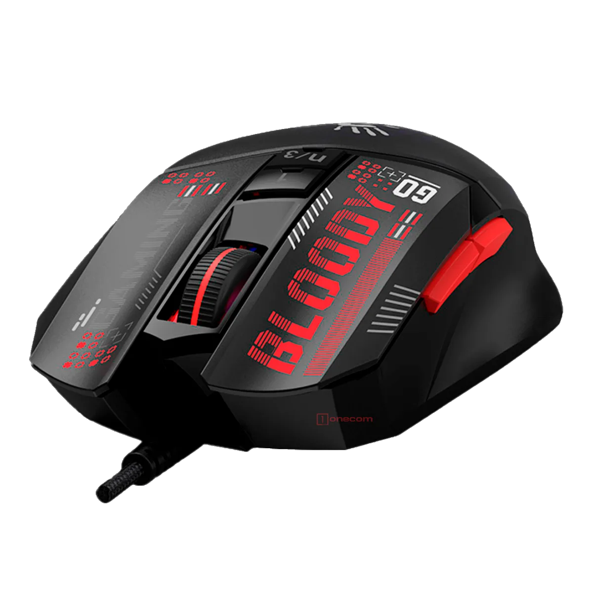 Мышь игровая проводная Bloody W60MAX Mini Honeycomb Gaming RGB / Black