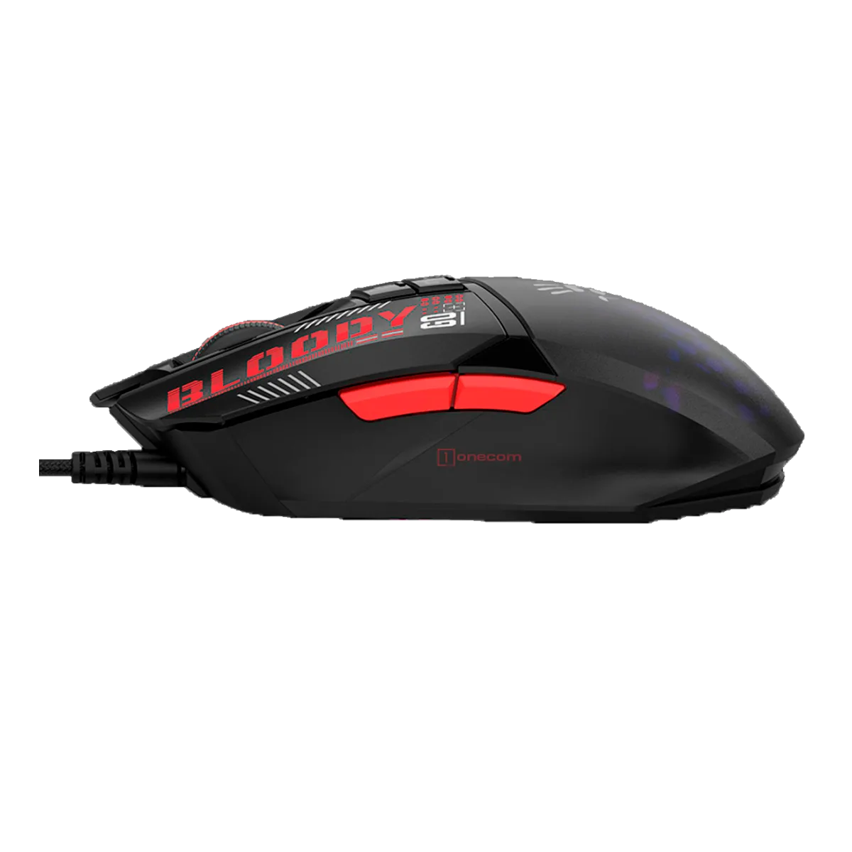 Мышь игровая проводная Bloody W60MAX Mini Honeycomb Gaming RGB / Black