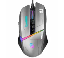 Мышь игровая проводная Bloody W60MAX Gaming RGB / Gun Grey