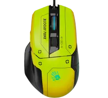 Мышь игровая проводная Bloody W70MAX Gaming RGB / Punk Yellow