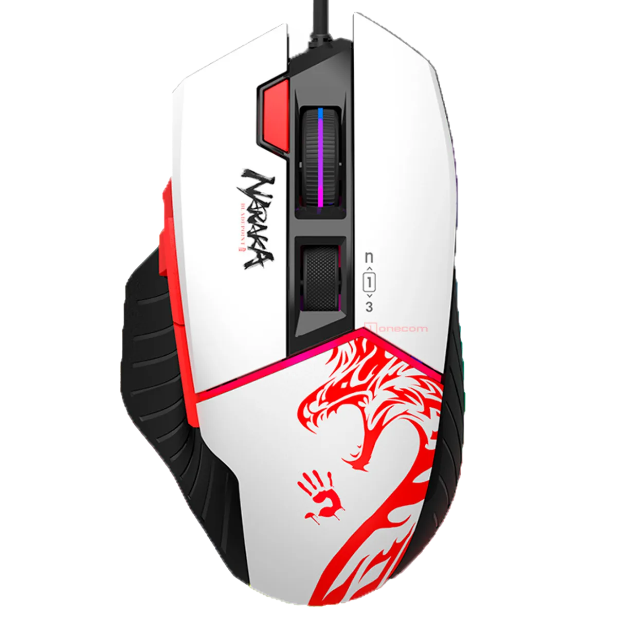Мышь игровая проводная Bloody W95MAX Naraka Gaming RGB / White