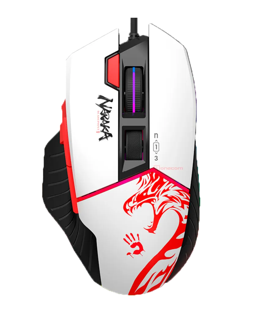 Мышь игровая проводная Bloody W95MAX Naraka Gaming RGB / White
