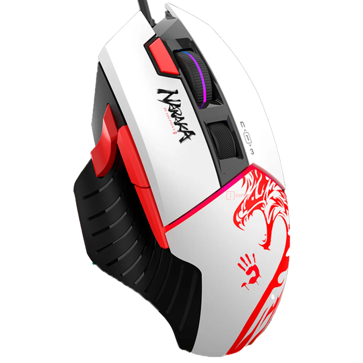 Мышь игровая проводная Bloody W95MAX Naraka Gaming RGB / White