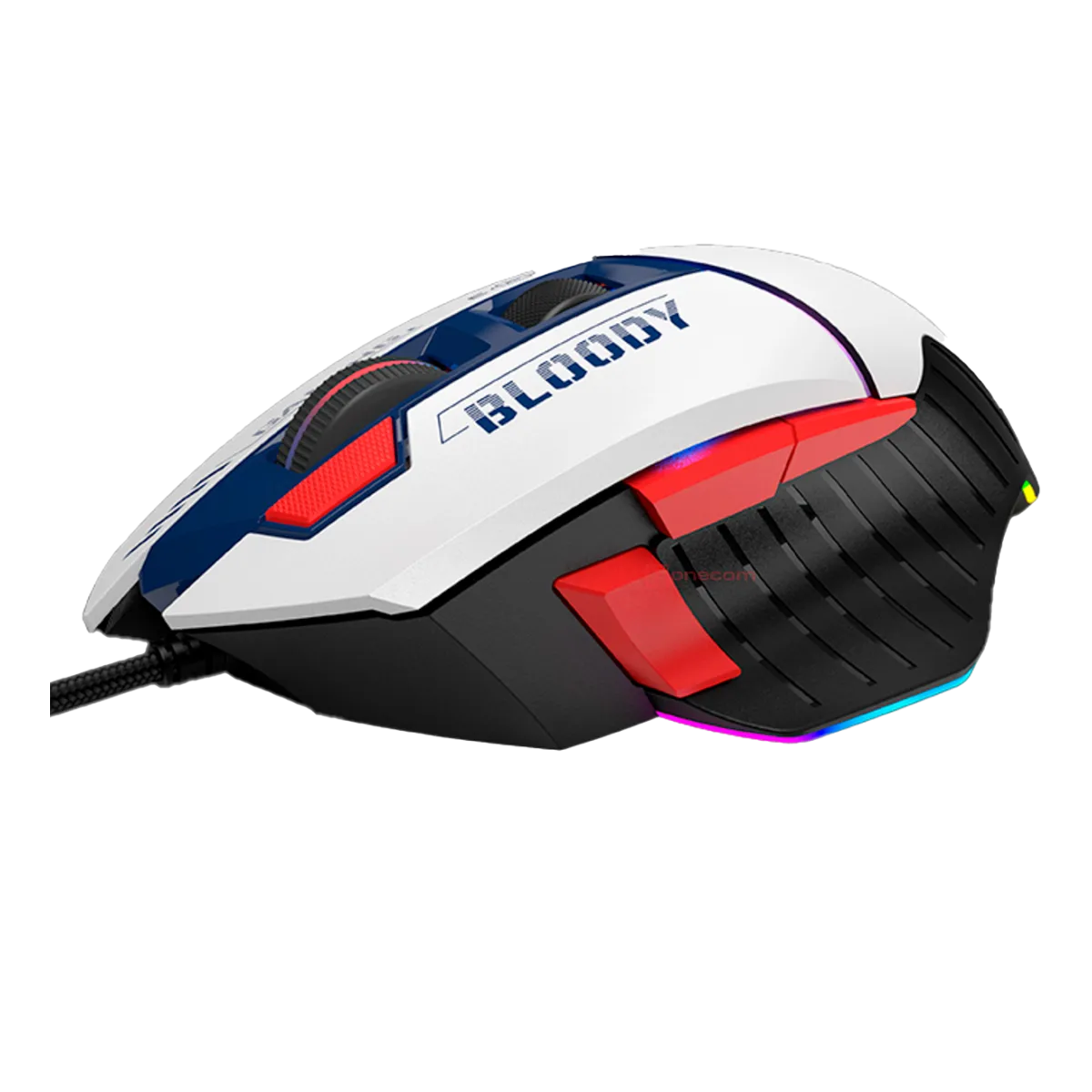 Мышь игровая проводная Bloody W95MAX Sports Navy Gaming RGB / White