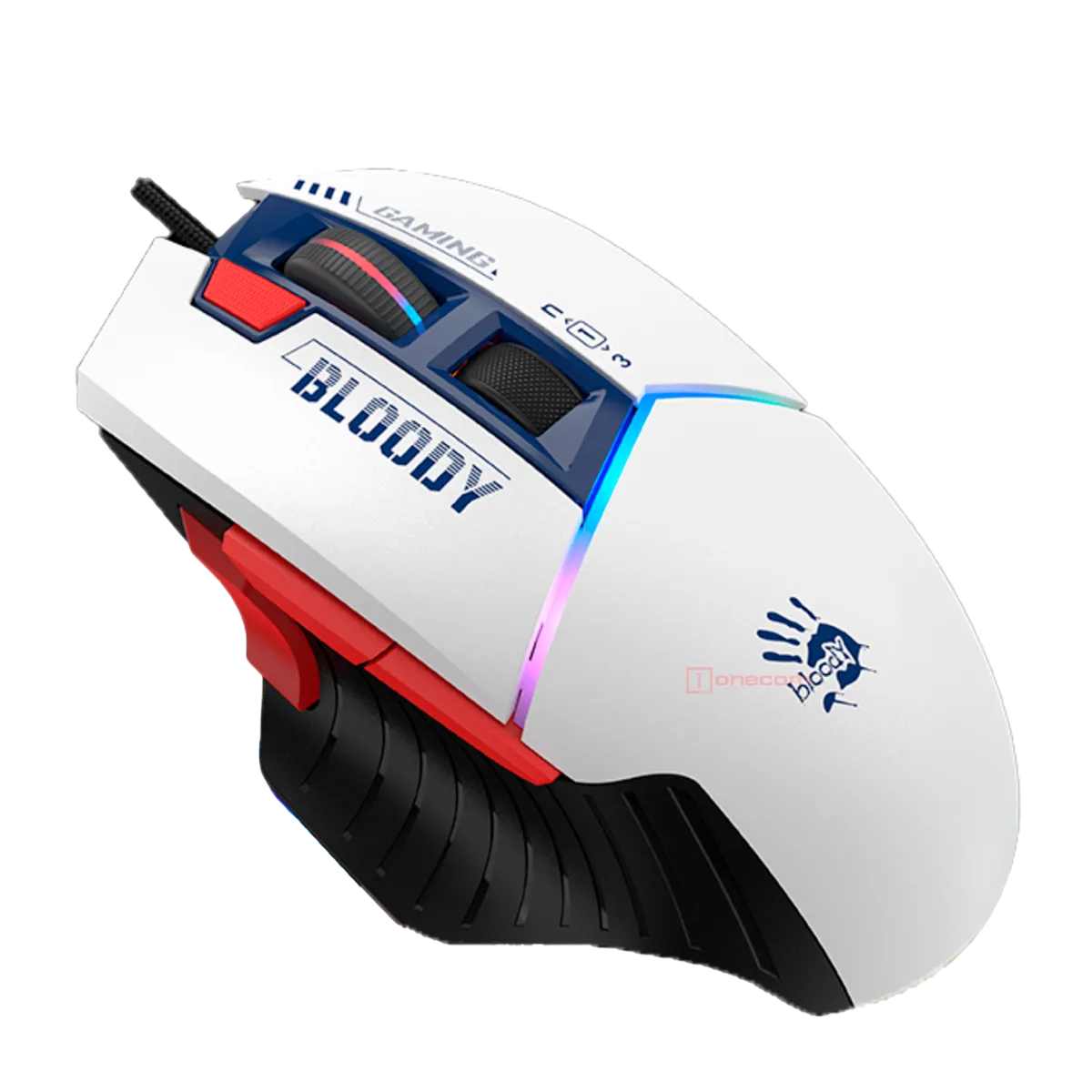 Мышь игровая проводная Bloody W95MAX Sports Navy Gaming RGB / White