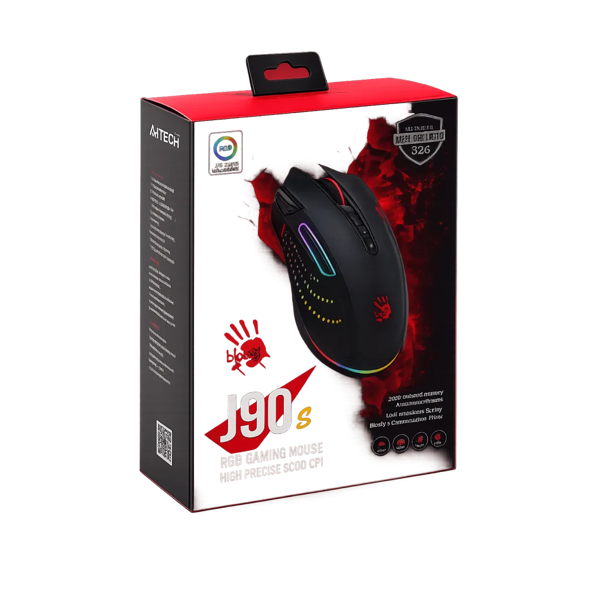 Мышь игровая проводная Bloody J90S Gaming / Black
