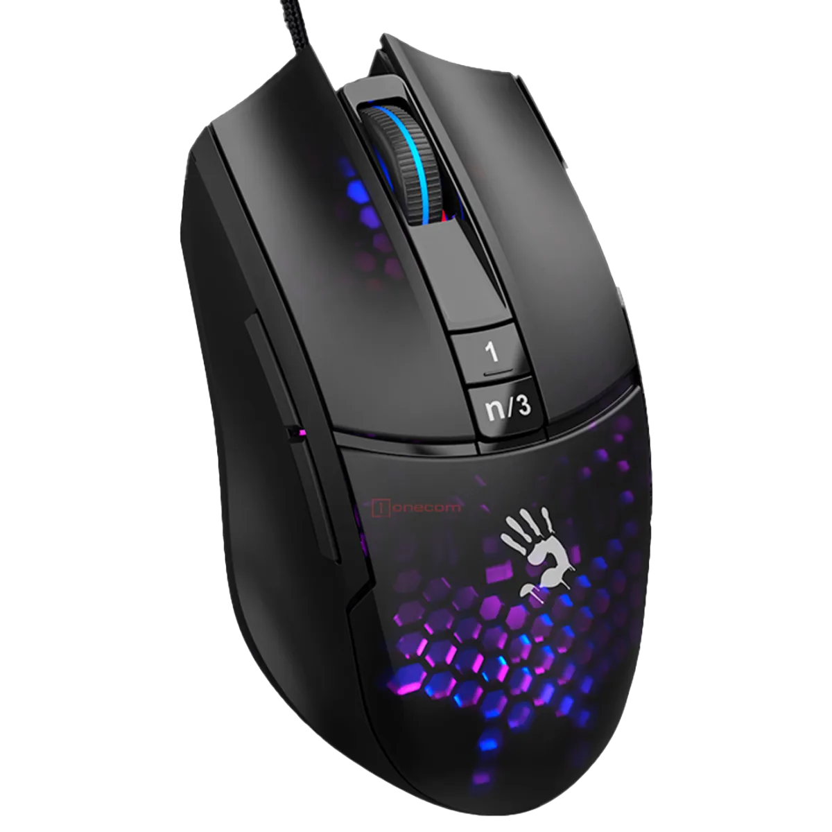 Мышь игровая проводная Bloody L65MAX Honeycomb Gaming RGB / Black