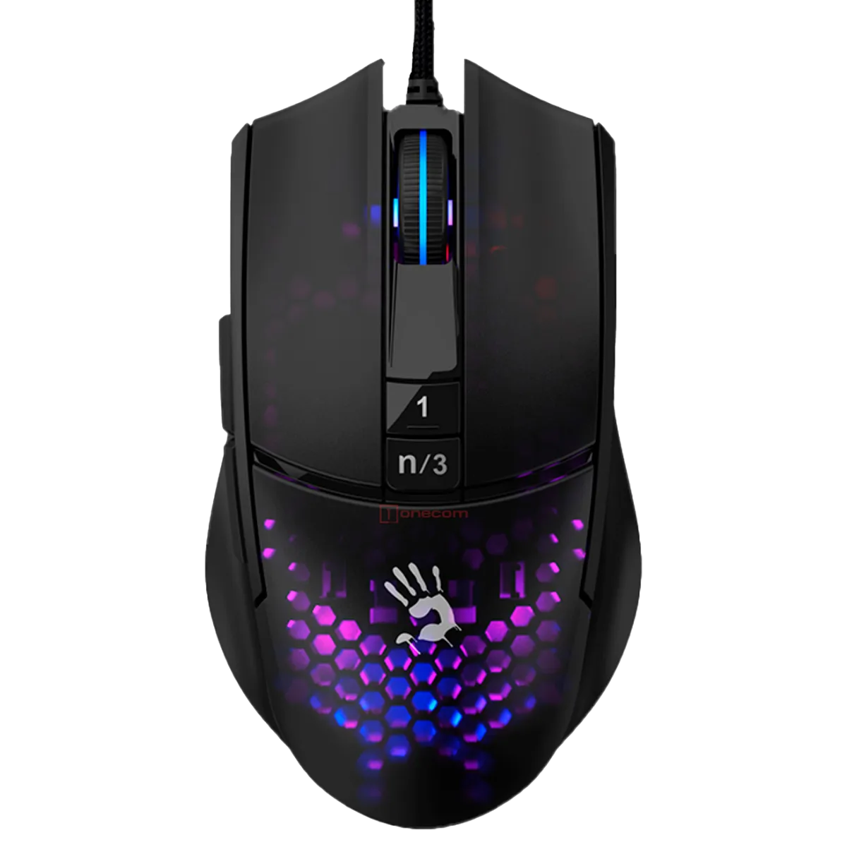 Мышь игровая проводная Bloody L65MAX Honeycomb Gaming RGB / Black