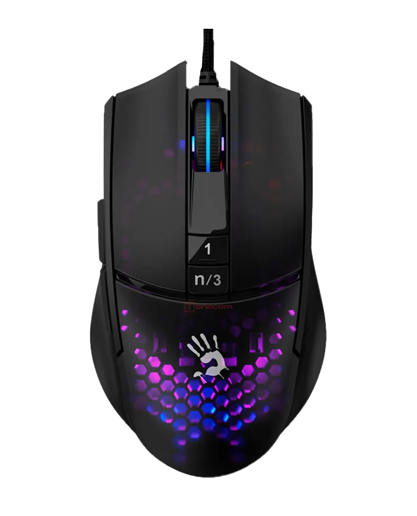 Мышь игровая проводная Bloody L65MAX Honeycomb Gaming RGB / Black