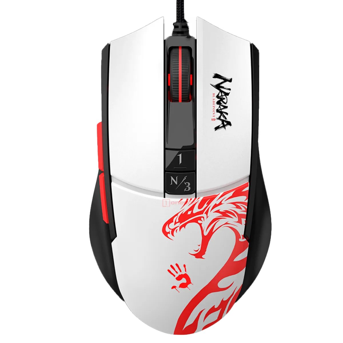 Мышь игровая проводная Bloody L65MAX Naraka Gaming RGB / White