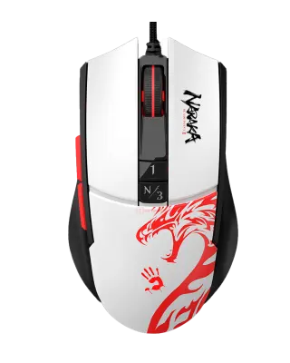 Мышь игровая проводная Bloody L65MAX Naraka Gaming RGB / White