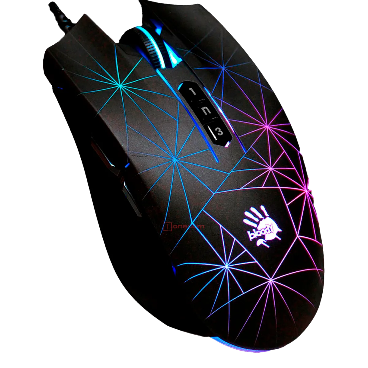 Мышь игровая проводная Bloody P81S Curve Gaming RGB / Black