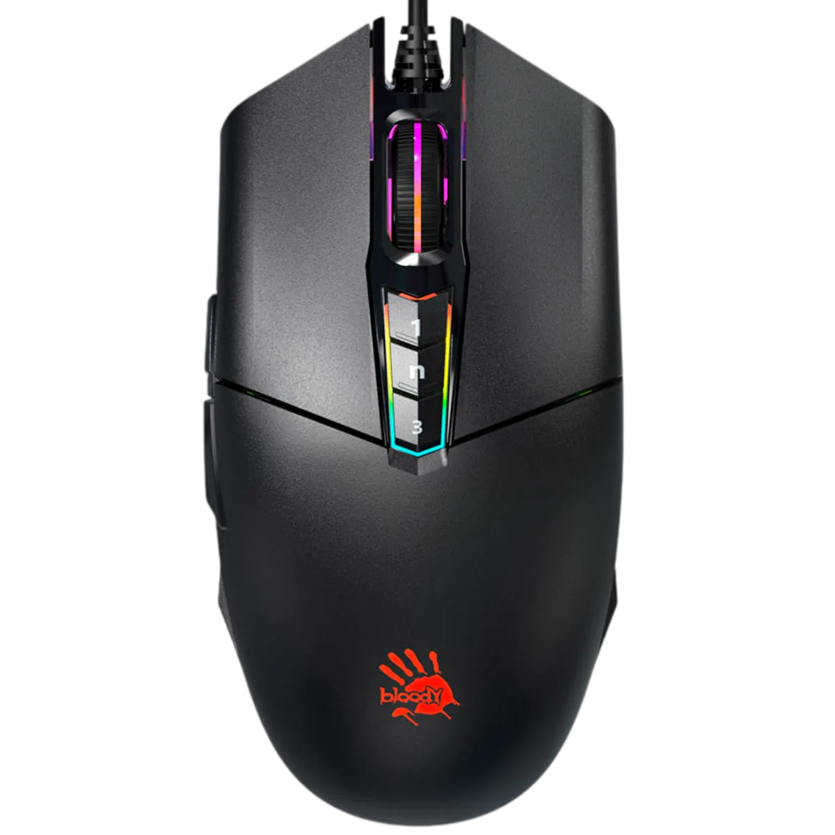 Мышь игровая проводная Bloody P91S Gaming RGB / Black
