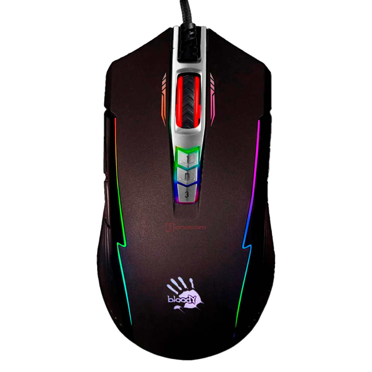 Мышь игровая проводная Bloody P93S Gaming RGB / Black