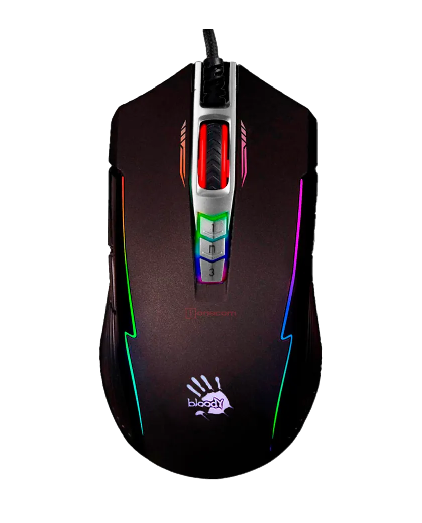Мышь игровая проводная Bloody P93S Gaming RGB / Black