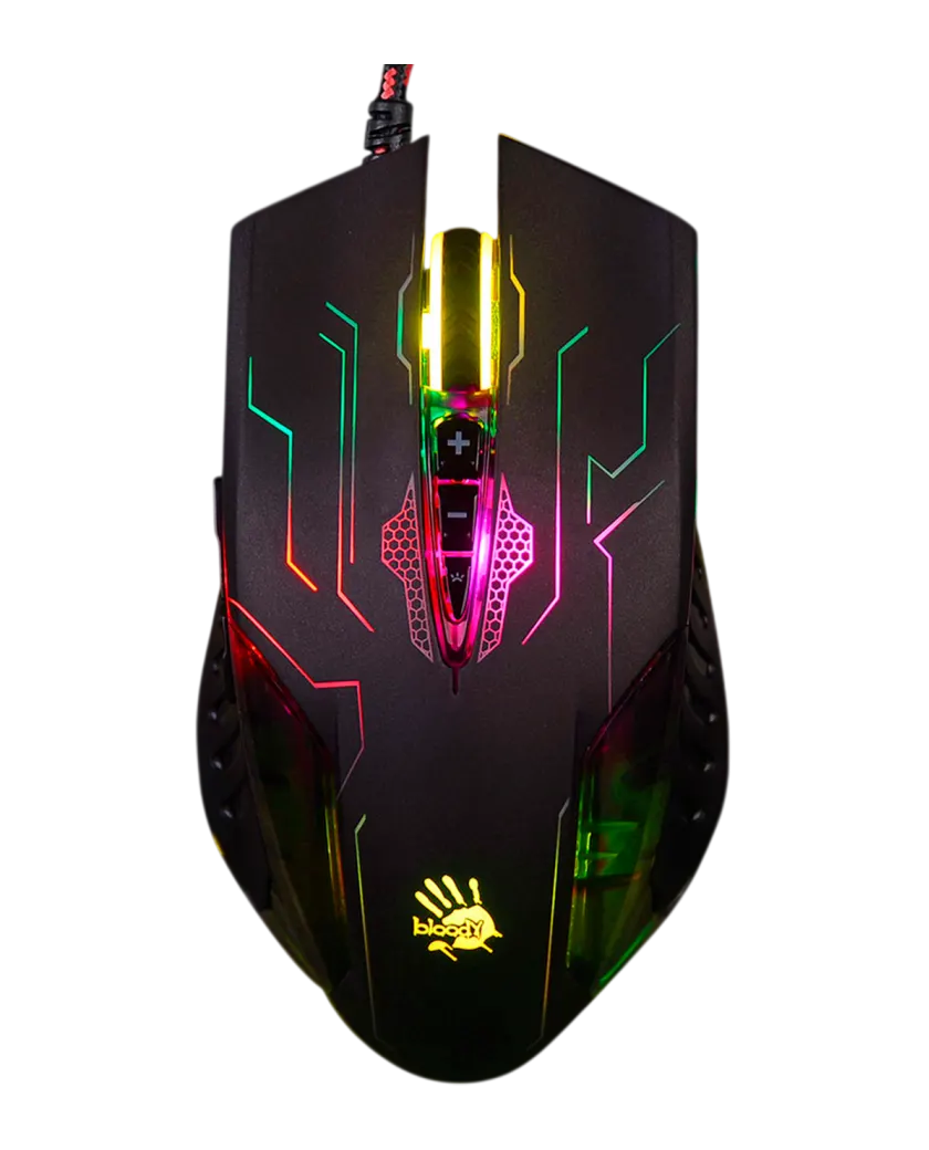 Мышь игровая проводная Bloody Q50 Battlefield Gaming / Black
